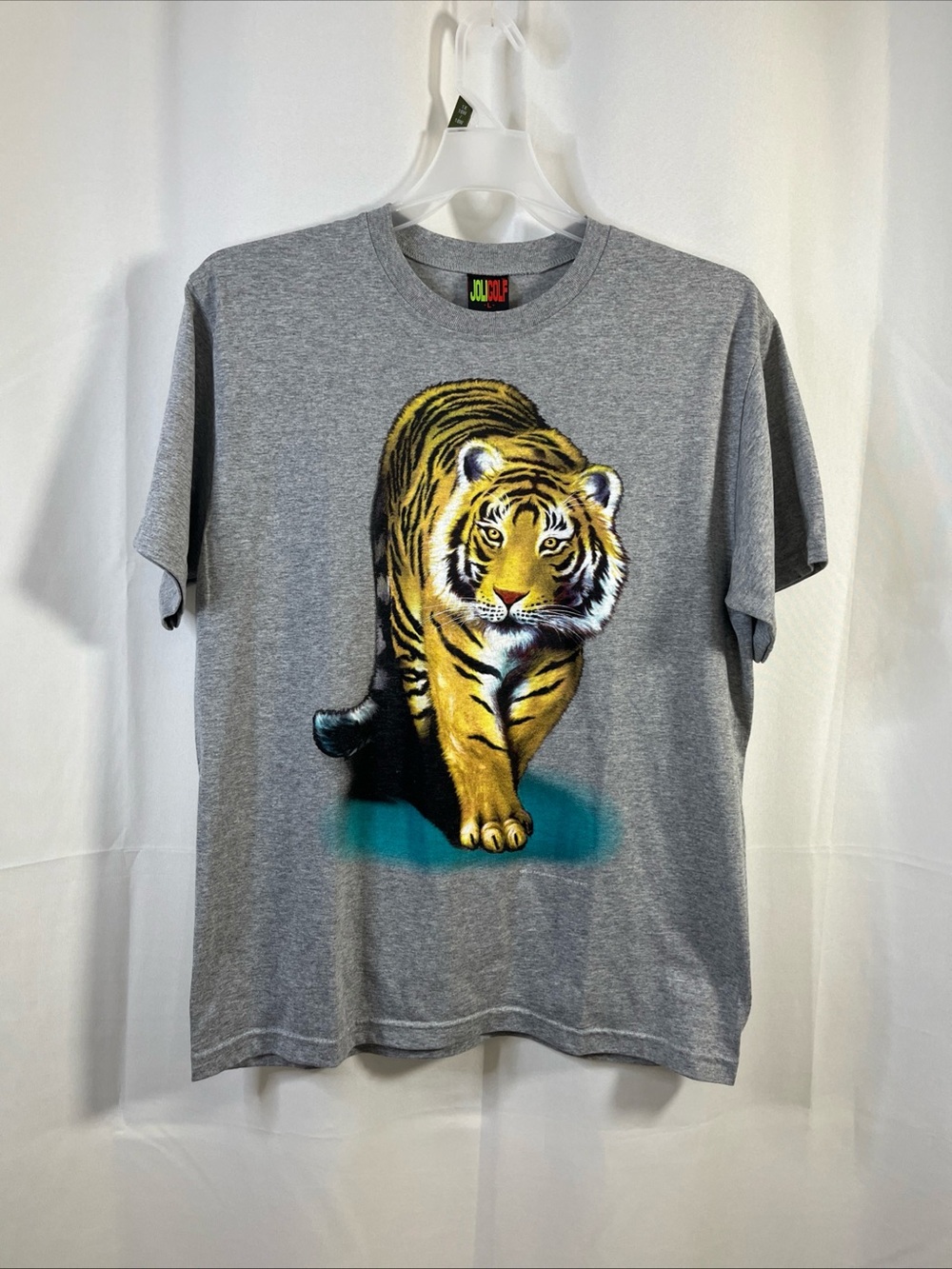 Y2K  JOLIGOLF Men's Bengal Tiger  Animal Graphic T-Shirt  Pro.No.492 Large